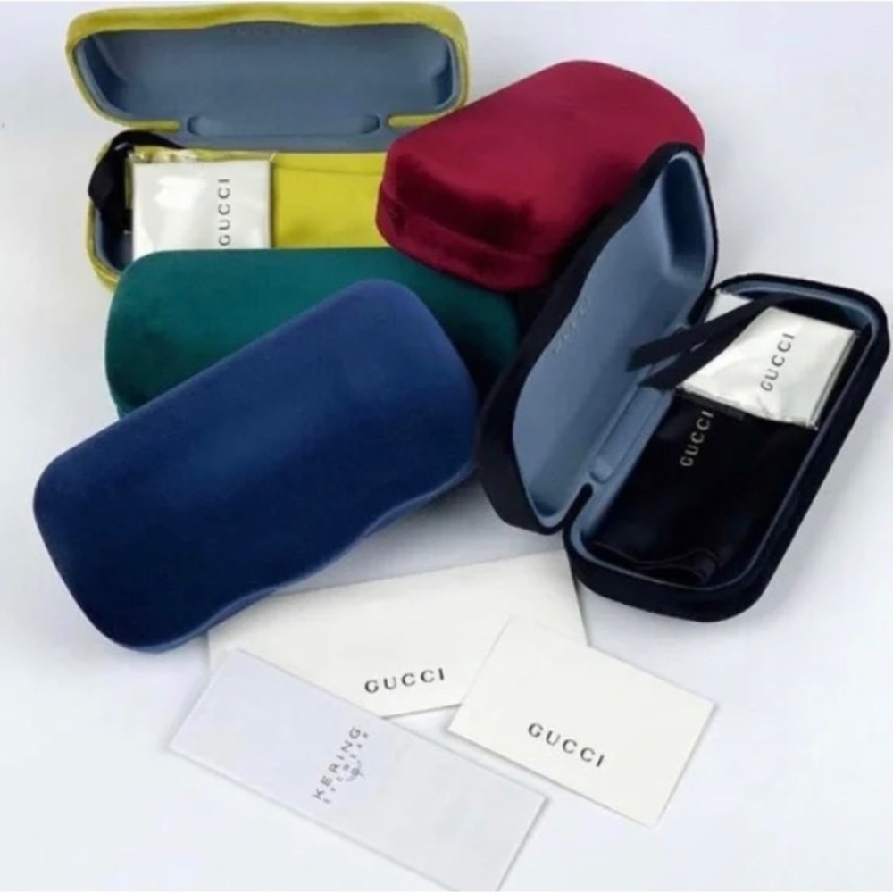 GUCCI WOMENS CAT-EYE HAVANA GOLD BROWN SUNGLASSES GG0522S-30007699-00 - Picture 9 of 9